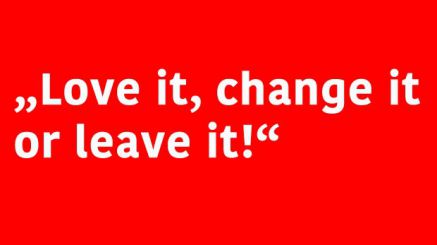 love it or leave it